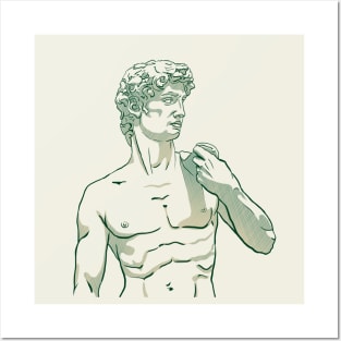 David of Michelangelo Posters and Art